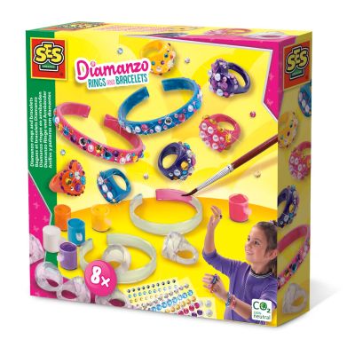 Set creativ - Inele si bratari cu diamante TSG14706