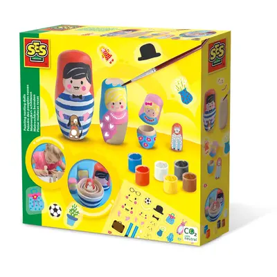 Set creativ - Picteaza papusi Matrioska TSG14002