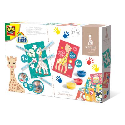 Girafa Sophie - Coloreaza si picteaza TSG14497