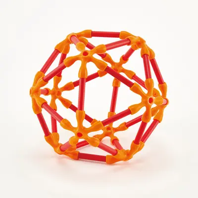 Jucarie din bambus Flexistix - Kit creativ (66 piese) TSGE5567A