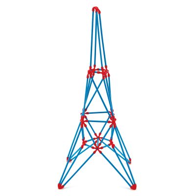 Jucarie din bambus Flexistix - Turnul Eiffel (62 piese) TSGE5563A