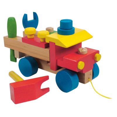 Jucarie din lemn - Camion de asamblat TSG90101