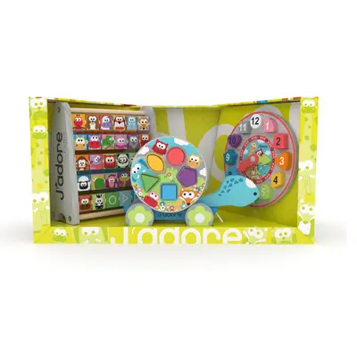 Jucarie din lemn - Set 3 jucarii J'adore verde TSG820032