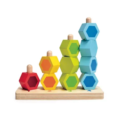 Jucarie din lemn - Stivuitor de numarare TSGE0504B