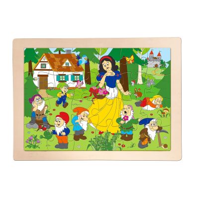 Puzzle din lemn - Alba ca zapada TSG91926