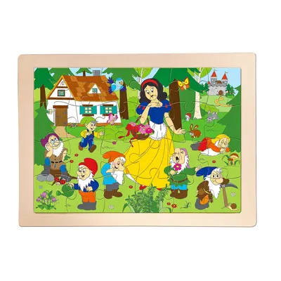 Puzzle din lemn - Alba ca zapada TSG91926