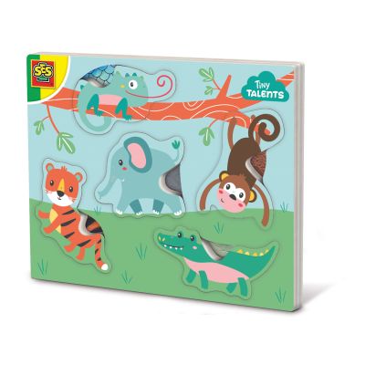 Puzzle din lemn - Animale cu textura TSG13132