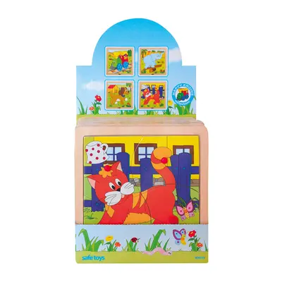 Puzzle din lemn - Diverse imagini (4 piese) TSG93017