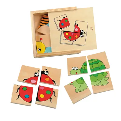 Puzzle din lemn - Imagini din 4 piese TSG90328