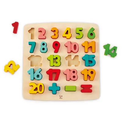 Puzzle din lemn - Matematica, numere dolofane TSGE1550A