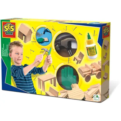 Set creativ - Constructii din lemn TSG00943