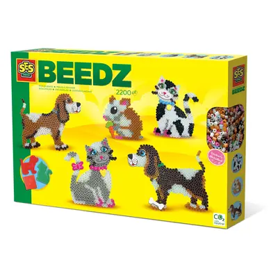 Set creativ copii - Margele de calcat cu Animale Beedz TSG06264