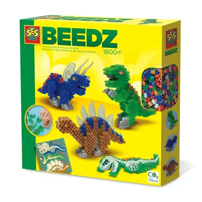 Set creativ copii - Margele de calcat cu Dinozauri Beedz TSG06262