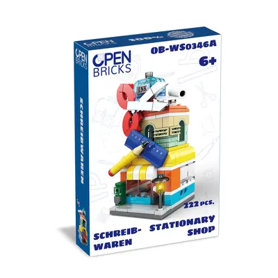 Set de constructie de jucarie - Magazin de Papetarie (222 piese) TSGOB-WS0346A