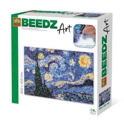 Set margele de calcat Beedz Art - Noapte instelata de Van Gogh TSG06005