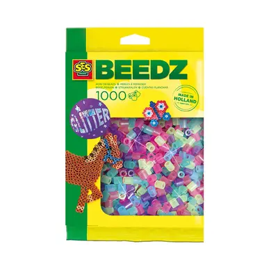 Set margele de calcat glitter Beedz 1000 bucati TSG00746