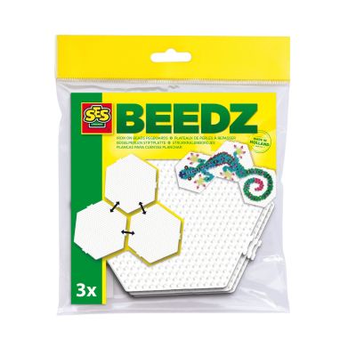 Set placi pentru margelele de calcat Beedz - 3 bucati hexagon TSG06314