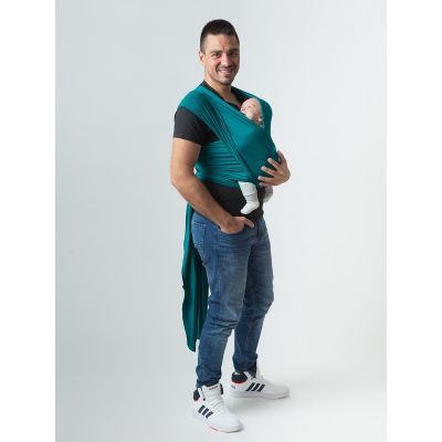 Wrap elastic isara teal green