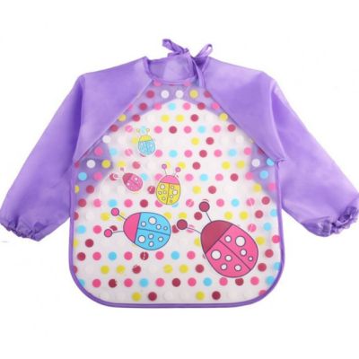 Baveta impermeabila cu manecute lungi - Gargarite colorate AD-BV-18-C2