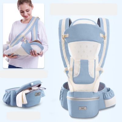Marsupiu cu scaunel, gri cu ivoire MDPJ819-12