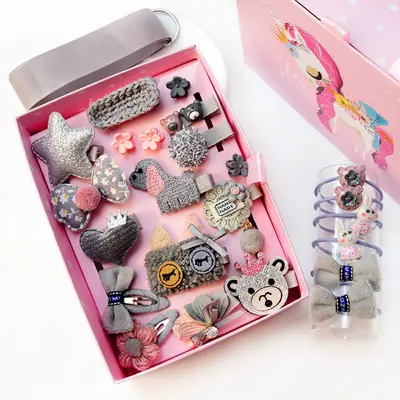 Set de 24 accesorii pentru par - Model F AL-EL-F