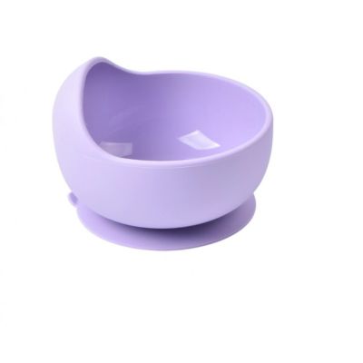 Bol lila din silicon anti-alunecare pentru bebe ADDTA03