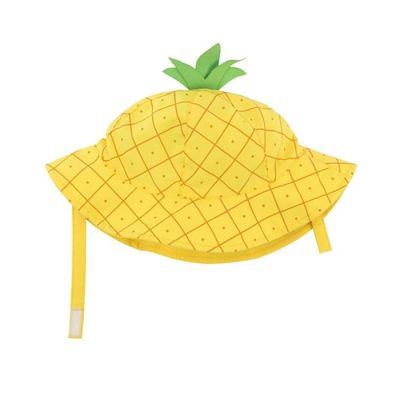 Palarie de soare Zoocchini, UPF50 +, Marime M, 6-12 Luni - Ananas KRTZOO6135