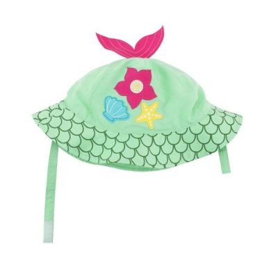 Palarie de soare Zoocchini, UPF50 +, Marime M, 6-12 Luni - Mermaid KRTZOO6807