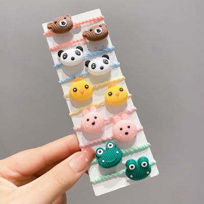 Set de 10 elastice pentru par - figurine diverse model 4 ad20213-3