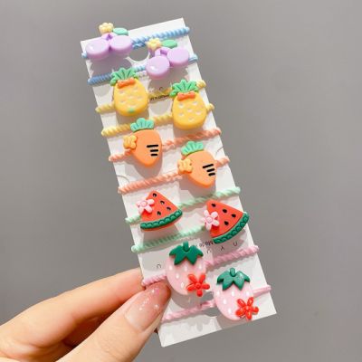 Set de 10 elastice pentru par - figurine diverse model 7 ad20213-6