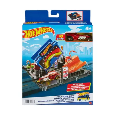 HOT WHEELS CITY EXPLORER PISTA FUEL STATION SHIFT VIVMTHMD53_HKX45