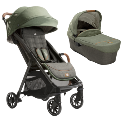 Joie - carucior pentru copii ultracompact 2 in 1 parcel, nastere - 22 kg, signature pine (carucior parcel pine + landou ramble xl pine) bbbs2112aapne000set