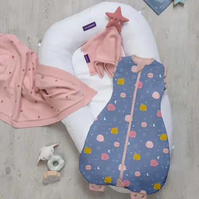 Paturica din bumbac organic 80x100 cm Clevamama 3491 SUPclvm_3491