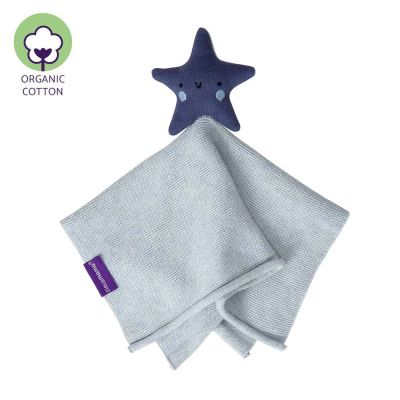 Paturica din bumbac organic cu jucarie Star Clevamama 3495 SUPclvm_3495