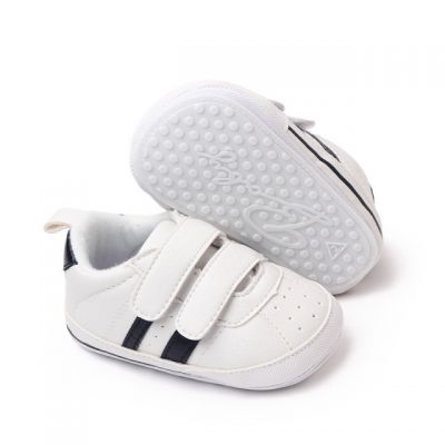 Adidasi albi cu negru pentru baietei - Newe MBBL2311-1-c3