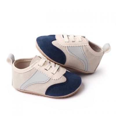 Adidasi crem cu bleumarine si gri - Sporty MDBC2292-1-c5