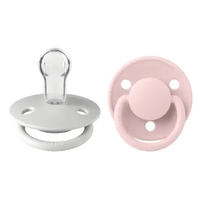 Bibs - set 2 suzete de lux silicon, tetina rotunda, marime universala-haze/blossom bbb150229