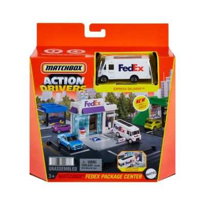 MATCHBOX SET ACTION DRIVERS CENTRUL DE COLETE FEDEX VIVMTHJT89_HLY62