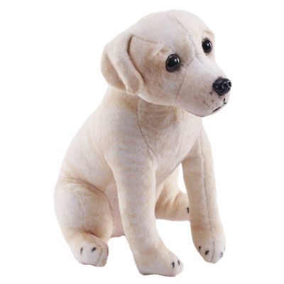 Caine de salvare cu sunet labrador  auriu- jucarie plus wild republic 14 cm wr27416