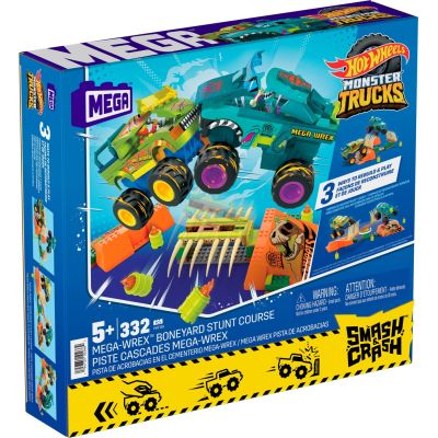 HOT WHEELS MONSTER TRUCK MEGA BLOKS SET MEGA WREX VIVMTHKF89