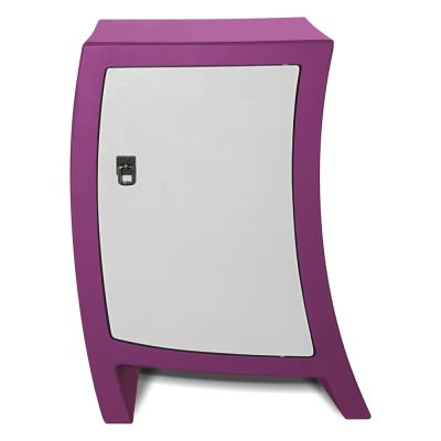 Comoda Lemn Cu Usa Alice In Tara Minunilor - Mov - Asc-c-alice-mov
