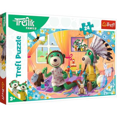 PUZZLE TREFL 24 MAXI TREFLIK FAMILIA FERICITA VIV14319