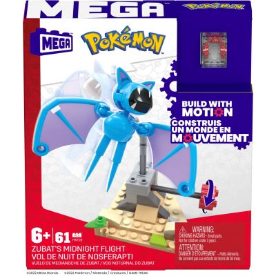 POKEMON MEGA SET DE CONSTRUCTIE ZBORUL DE NOAPTE AL ZUBAT VIVMTHDL75_HKT19