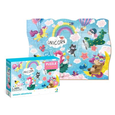 Puzzle - aventurile magice ale unicornilor (30 piese)