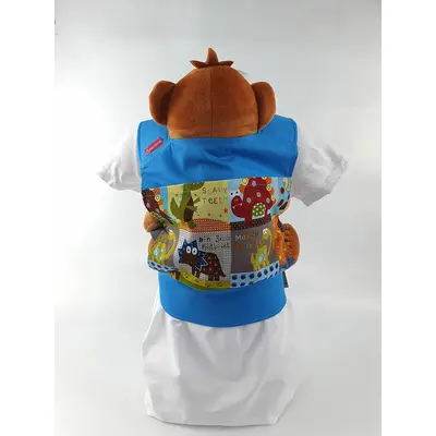 Marsupiu jucarie Dino Land, din bumbac KDEMJ20DL