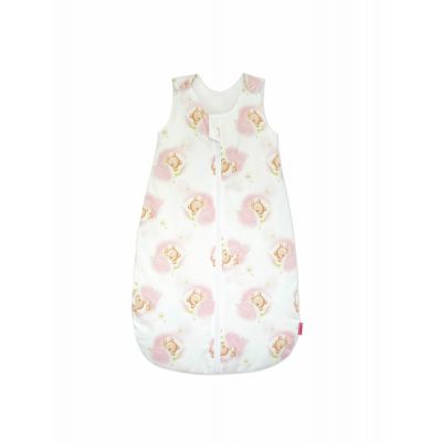 Sac de dormit copii, Pink Bear's Dream, din bumbac, 130 cm, 2.5 tog - Iarna KDET13025PBD