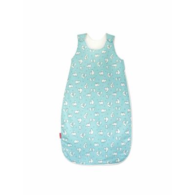 Sac de dormit copii, Ursi Polari, din bumbac, 70 cm, 0.5 tog - Vara KDEV7005URSP