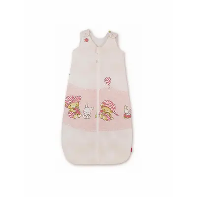 Sac de dormit copii, Hai la joaca roz, din bumbac, 140 cm, 1 tog - Toamna KDET1401HLJR