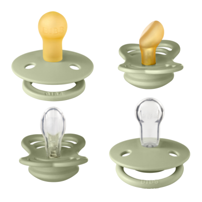Bibs - set 4 suzete try-it collection 0 luni +-sage bbb91343