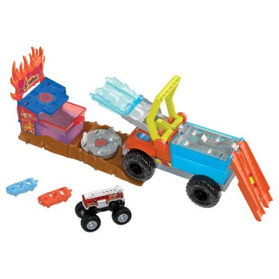 HOT WHEELS MONSTER TRUCK ARENA SMASHERS COLOR SHIFTERS SALVAREA LUI 5ALARM VIVMTHPN73